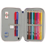 FC Barcelona Gevuld etui - 29 stuks - 19.5 x 12.5 x 4 cm - Polyester