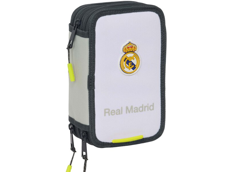 Real Madrid Champions Filled Pencil Case - 37 Pieces - 19.5 x 12.5 x 5.5 cm - Polyester