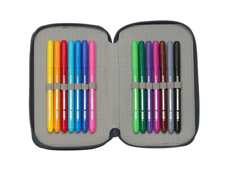 Real Madrid Gevuld etui Champions - 37 stuks - 19.5 x 12.5 x 5.5 cm - Polyester