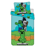 Minecraft Creepers Bettbezug – 140 x 200 cm / 70 x 90 cm – Baumwolle