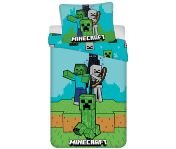 Minecraft Creepers Duvet Cover 140 x 200 cm / 70 x 90 cm Cotton