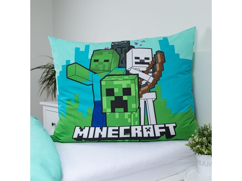 Minecraft Creepers Duvet Cover - 140 x 200 cm / 70 x 90 cm - Cotton