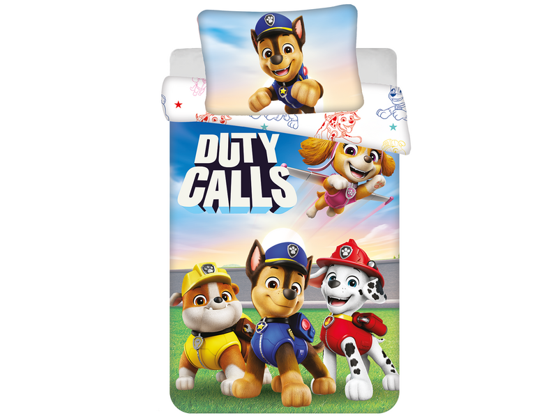 PAW Patrol Baby/Toddler Duvet Cover Duty Calls - 135 x 100 + 40 x 60 cm - Cotton