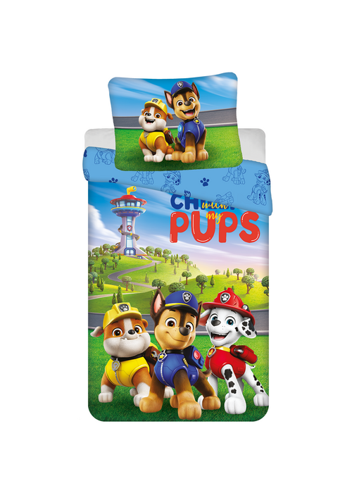 PAW Patrol Dekbedovertrek Pups 140 x 200 cm + 70 x 90 cm Polyester