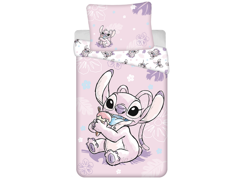 Disney Lilo & Stitch Housse de couette Ice Cream - 140 x 200 cm / 70 x 90 cm - Coton