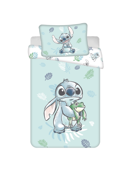 Disney Lilo & Stitch BABY / Peuter dekbedovertrek Kikker 135 x 100 + 40 x 60 cm Katoen