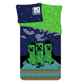 Minecraft Dekbedovertrek "Sssleep Tight" - 140 x 200 cm - 60 x 80 cm - Katoen
