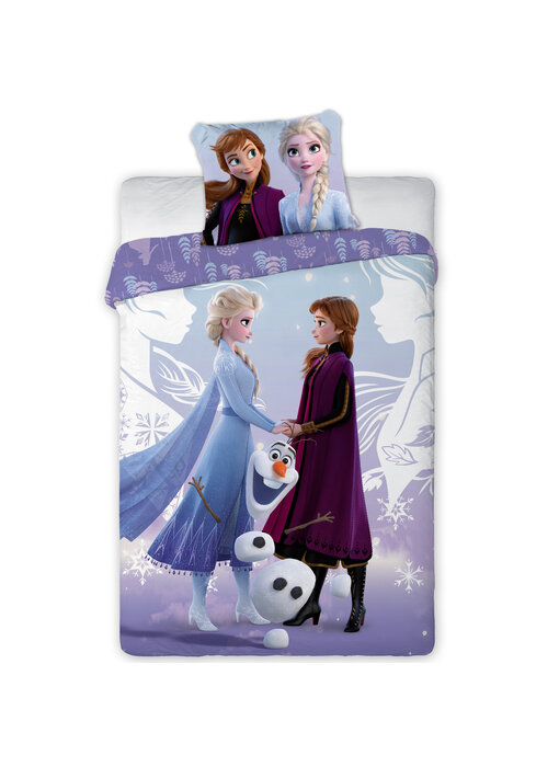 Disney Frozen Housse de couette Sister 140 x 200 cm / 70 x 90 cm Coton
