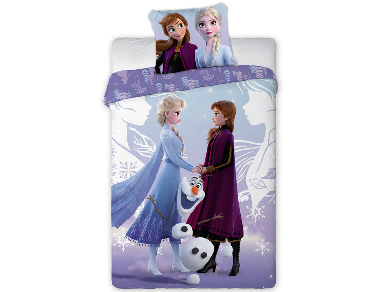 Disney Frozen Housse de couette Sister - 140 x 200 cm / 70 x 90 cm - Coton