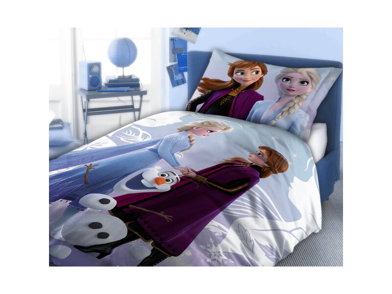 Disney Frozen Dekbedovertrek Sister - 140 x 200 cm / 70 x 90 cm - Katoen