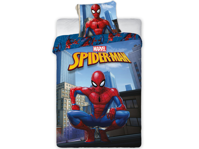 Spider-Man Spiderman dekbedovertrek - 140 x 200 cm / 70 x 90 cm - Katoen