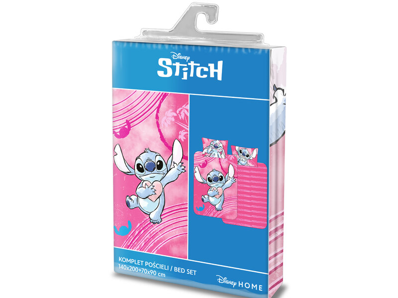 Disney Lilo & Stitch Dekbedovertrek Cute - 140 x 200 cm / 70 x 90 cm - Katoen