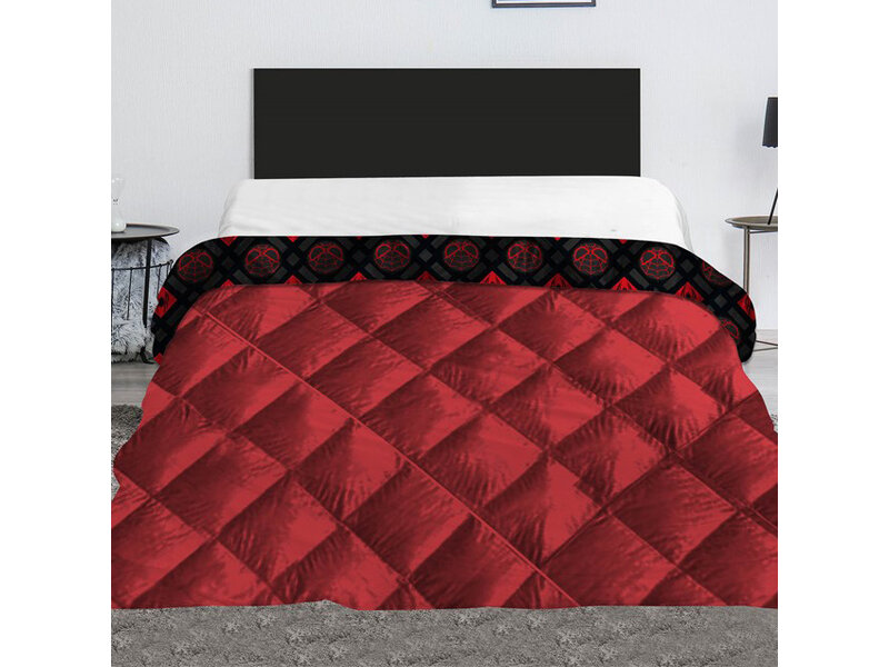 SpiderMan Bedspread Logo - 240 x 220 cm - Polyester