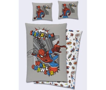 SpiderMan Dekbedovertrek Wall Crawler 140 x 200 cm / 65 x 65 cm Katoen