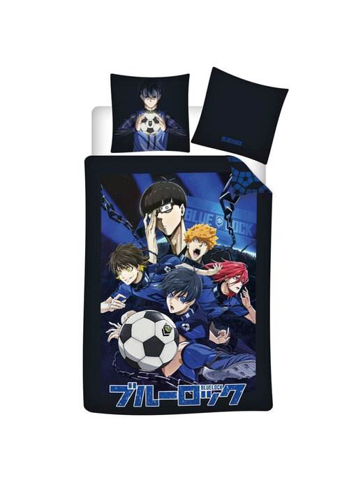 Blue Lock Soccer Duvet Cover 140 x 200 cm / 65 x 65 cm Polyester