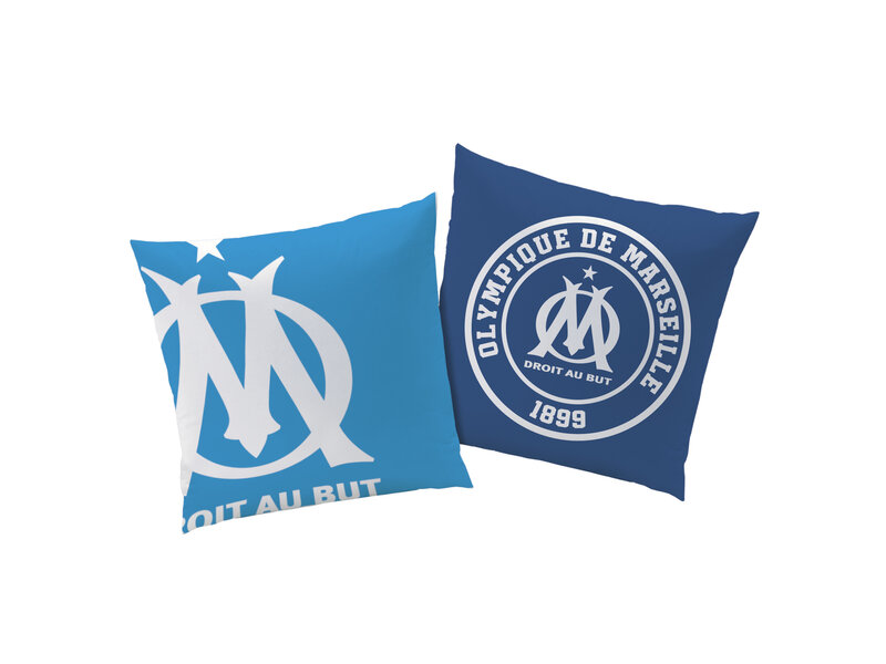 Olympique Marseille Sierkussen Supporters - 40 x 40 cm - Dubbelzijdig - Polyester