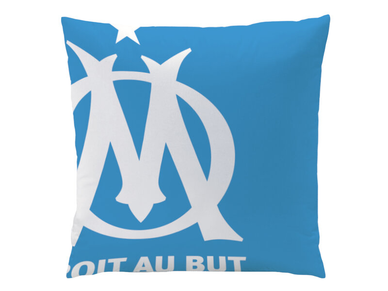 Olympique Marseille Dekorative Kissenuntersetzer – 40 x 40 cm – doppelseitig – Polyester
