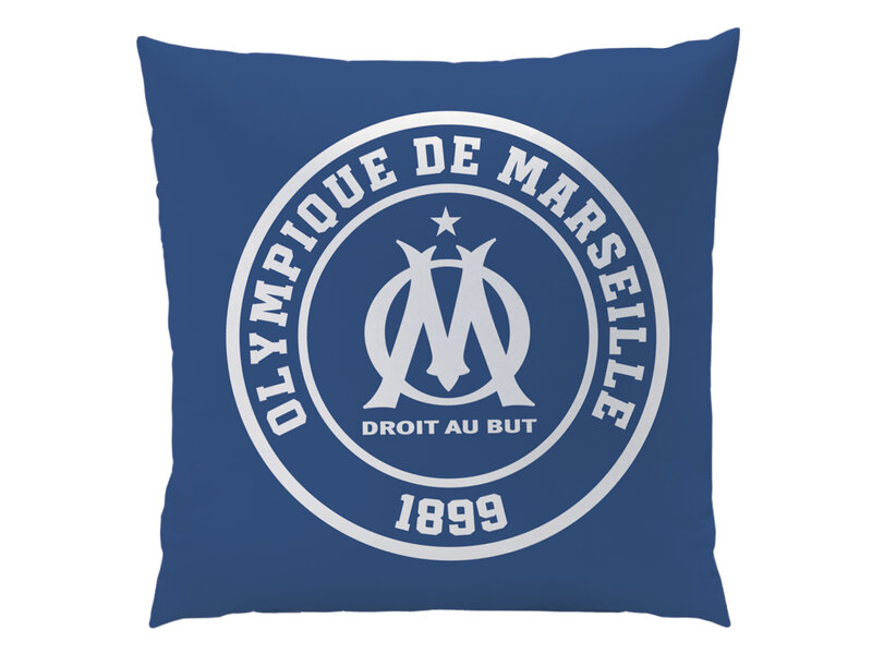 Olympique Marseille Dekorative Kissenuntersetzer – 40 x 40 cm – doppelseitig – Polyester