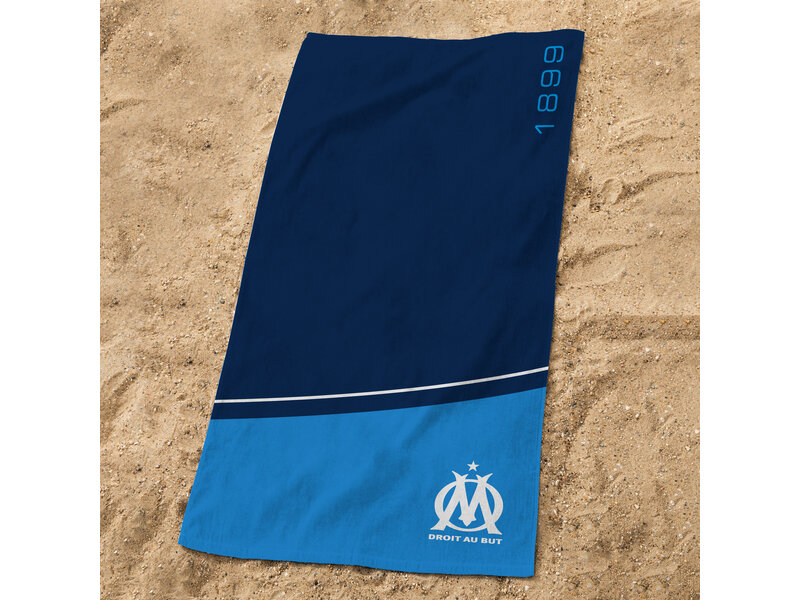 Olympique Marseille Curve Strandtuch – 70 x 150 cm – Baumwolle