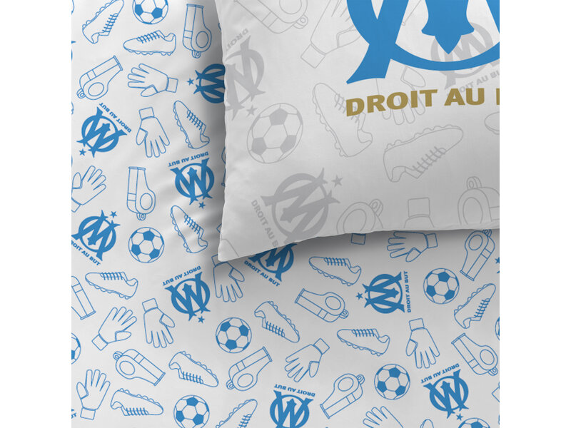 Olympique Marseille Dekbedovertrek Univers - 140 x 200 + 63 x 63 cm - Katoen