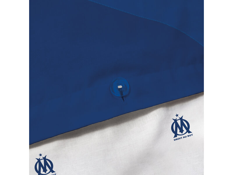 Olympique Marseille Ondeblue Bettbezug – 140 x 200 + 63 x 63 cm – Baumwolle
