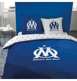 Olympique Marseille Bettbezug Ondeblue – Doppelbett – 240 x 220 + (2)63 x 63 cm – Baumwolle