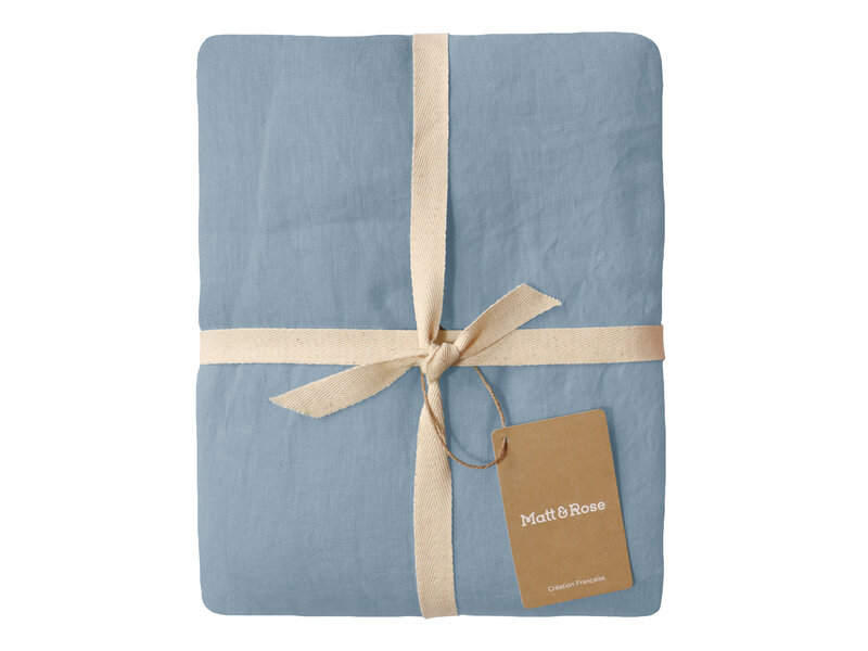 Matt & Rose Duvet cover Bleu Orage - 260 x 240+ (2x) 65 x 65 cm - Linen