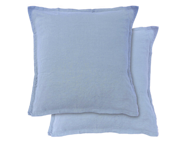 Matt & Rose Duvet cover Bleu Orage - 260 x 240+ (2x) 65 x 65 cm - Linen