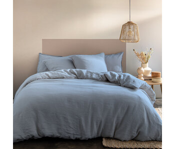 Matt & Rose Bettbezug Bleu Orage 240 x 220 + (2x) 65 x 65 cm Leinen