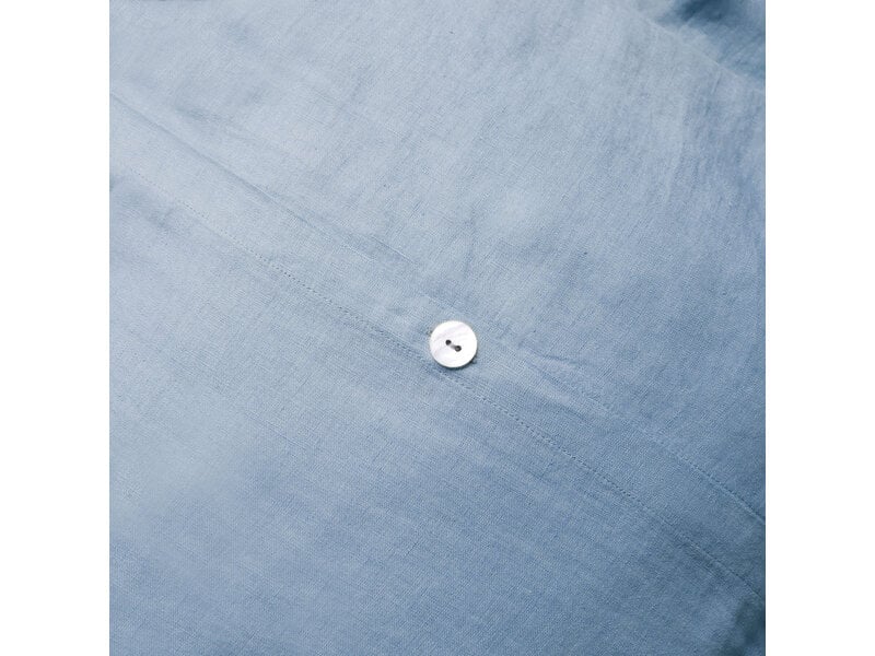 Matt & Rose Dekbedovertek Bleu Orage - 240 x 220 + (2x) 65 x 65 cm - Linnen