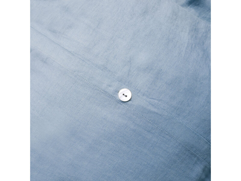 Matt & Rose Duvet cover Bleu Orage - 240 x 220 + (2x) 65 x 65 cm - Linen