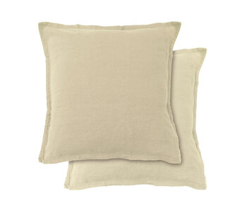 Matt & Rose Set Kussenslopen Ivoire 65 x 65 cm Linnen