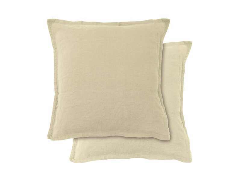 Matt & Rose Bettbezug Ivoire - 260 x 240 + (2x) 65 x 65 cm - Leinen