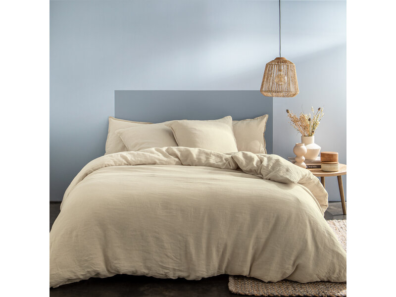 Matt & Rose Housse de couette Ivoire - 240 x 220 + (2x) 65 x 65 cm - Lin