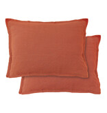 Matt & Rose Lot de 2 taies d'oreiller Sienne - 50 x 70 cm - 100 % lin