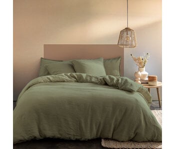 Matt & Rose Bettbezug Sauge 260 x 240 + (2x) 65 x 65 cm Leinen