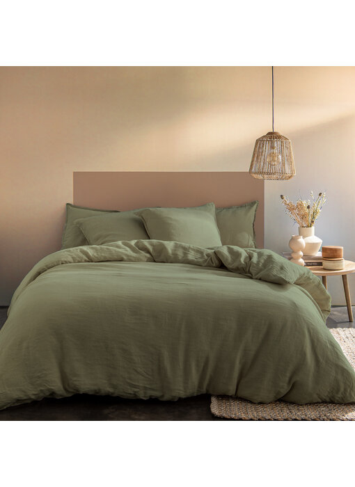 Matt & Rose Bettbezug Sauge 260 x 240 + (2x) 65 x 65 cm Leinen
