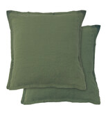 Matt & Rose Housse de couette Sauge - 260 x 240 + (2x) 65 x 65 cm - Lin