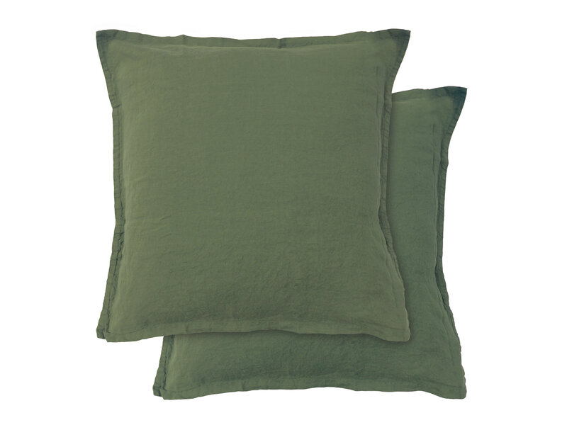 Matt & Rose Duvet cover Sauge - 260 x 240+ (2x) 65 x 65 cm - Linen