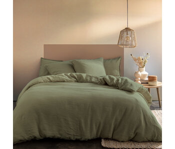 Matt & Rose Bettbezug Sauge 240 x 220 + (2x) 65 x 65 cm Leinen