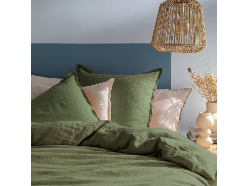 Matt & Rose Duvet cover Sauge - 240 x 220 + (2x) 65 x 65 cm - Linen