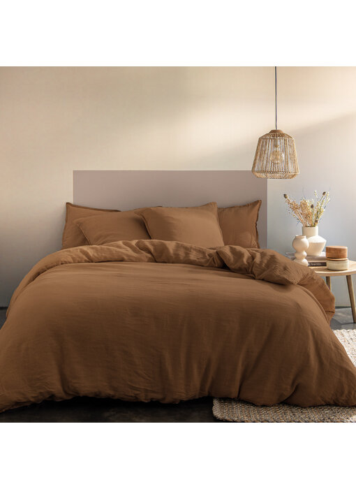 Matt & Rose Housse de couette Ecorce 260 x 240 + (2x) 65 x 65 cm Lin