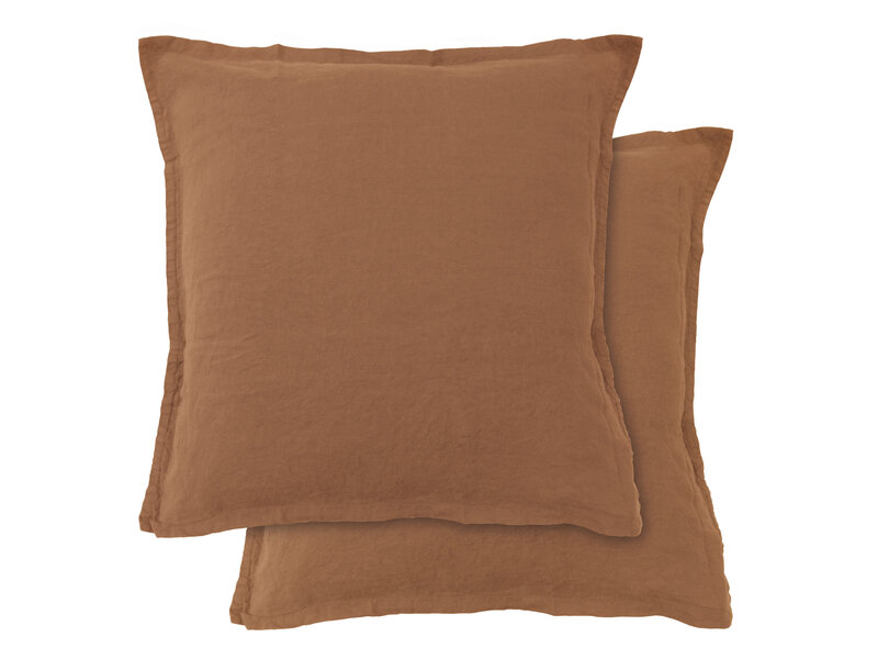 Matt & Rose Bettbezug Ecorce – 260 x 240+ (2x) 65 x 65 cm – Leinen