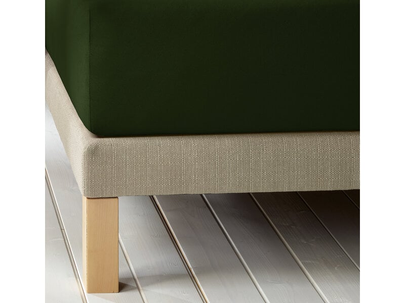 De Witte Lietaer Spannbettlaken Laurence Kahki – 140 x 200/220 x H 30 – Baumwollflanell