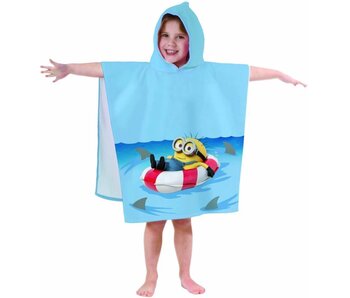Minions Poncho Badcape Phil 60 x 120 cm Katoen