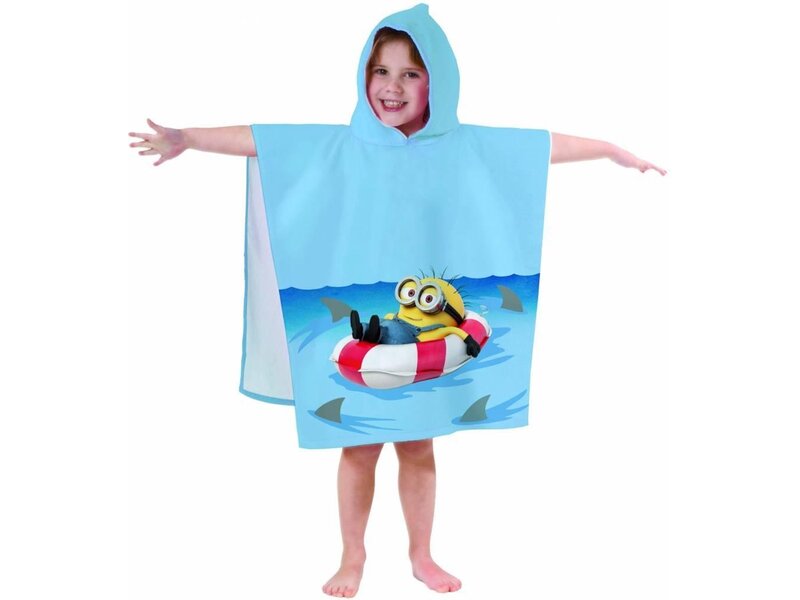 Minions Poncho de bain Phil - 60 x 120 cm - Coton