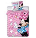 Disney Minnie Mouse Housse de couette Baby/Toddler Sweet - 100 x 135 cm / 40 x 60 cm - Coton