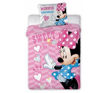 Disney Minnie Mouse Housse de couette bébé/enfant Sweet 100 x 135 cm en coton