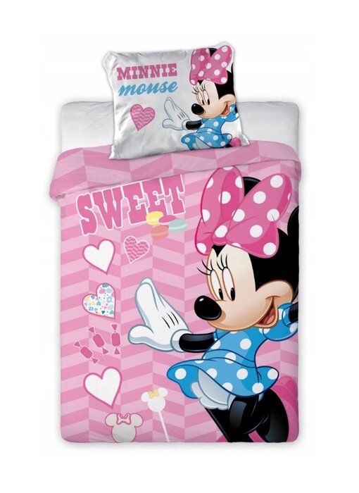 Disney Minnie Mouse BABY / Peuter dekbedovertrek Sweet 100 x 135 cm Katoen