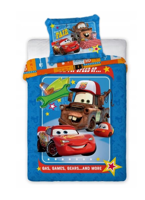 Disney Cars BABY / Peuter dekbedovertrek County Fair 100 x 135 cm Katoen
